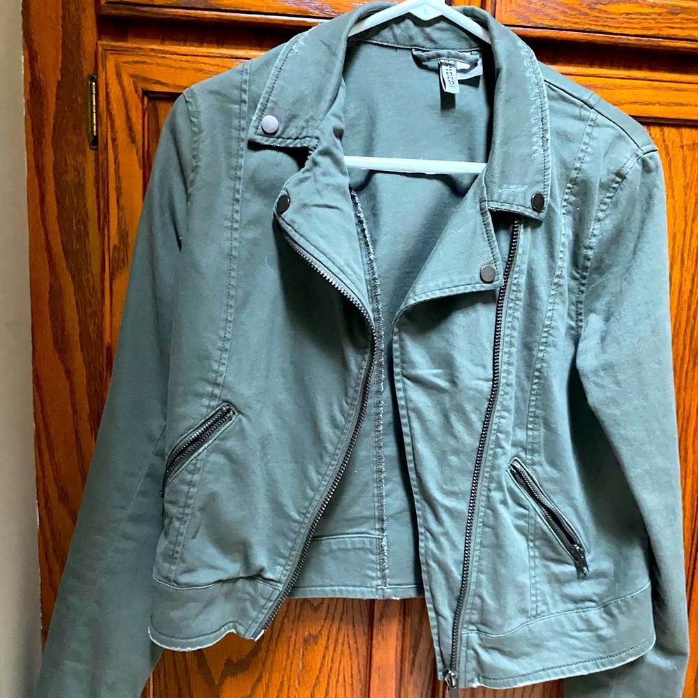 H&M Moto cropped jacket